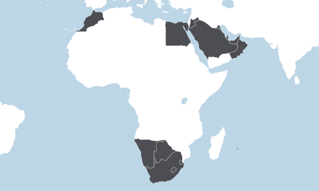 Afrika a Střední východ
